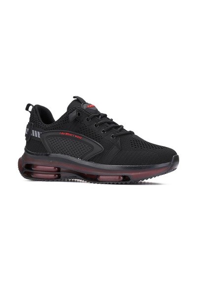 Erkek Günlük Sneaker Siyah Kırmızı-bull025 Siyah - Kırmızı