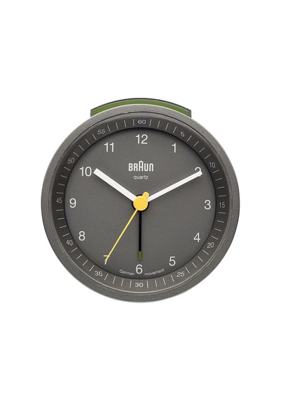 Braun Bnc007gygy Alarmlı Masa Saati Işıklı Gri Gri
