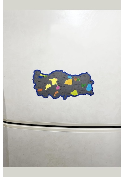 Kazınabilir Türkiye Haritası Magnet Gez-kazı Seyahat Haritası 24x12 Cm Diğer