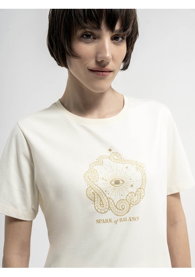 Loft Kadın T-shirt Ekru Lf2035714 24yp69000240 P6983