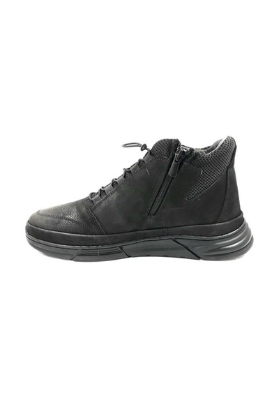 Pierre Cardin 382202 Hakiki Nubuk Deri Erkek Bot Siyah