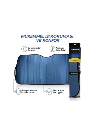 Mc3000 130x70cm Universal Balonlu Ön Cam Güneşliği