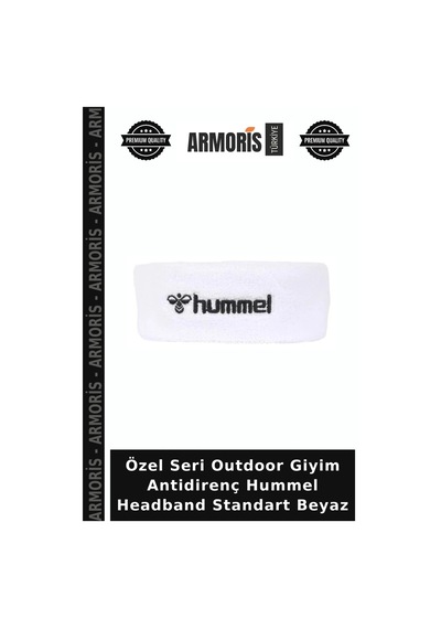 Özel Seri Outdoor Giyim Antidirenç Hummel Headband Standart Beyaz
