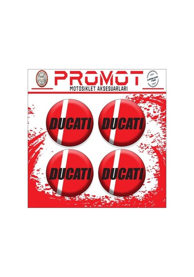 Ducatı Uyumlu Damla Sticker 4cm-4 Adet 02 Diğer