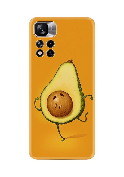 Xiaomi Redmi Note 11 Pro Plus 5g Kılıf Resimli Desenli Silikon Platinium Series Dance Avokado 1878