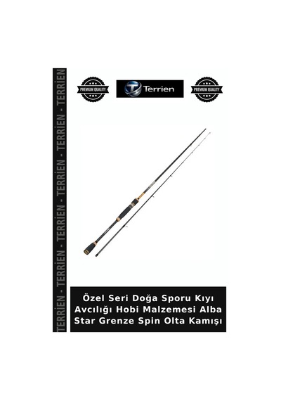 Özel Seri Doğa Sporu Kıyı Avcılığı Hobi Malzemesi Alba Star Grenze Spin Olta Kamışı 240cm 10-38gr