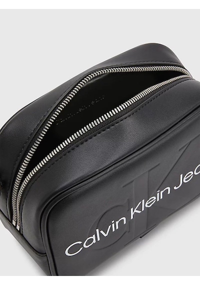 Calvin Klein Kadın Siyah Omuz Çantası - Sculpted Camera Bag, Şık Ve Fonksiyonel-7359 Siyah