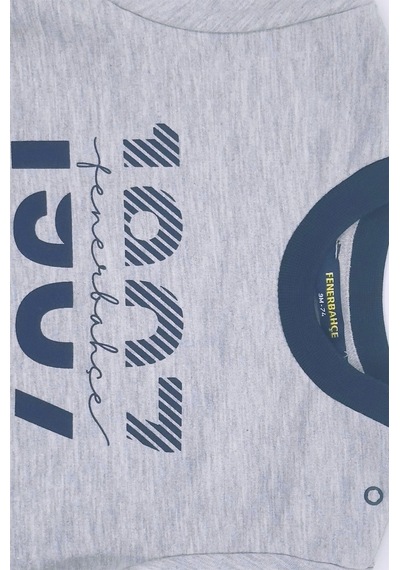 Fenerium Fenerbahçe Lisanslı Uzun Kol Lacivert Bebek 1907 Sweat Hediyelik Ahşap Kutulu Gri