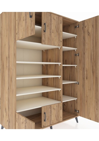 Kronos Dolap 11 Raflı 5 Kapaklı 132x59x195 Çam-çam/aytaşı Atlas Çam/aytası - Atlas Çam Kronos Dolap 11 Raflı 5 Kapaklı 132x59x195 Çam-çam/aytaşı Atlas Çam/aytası - Atlas Çam