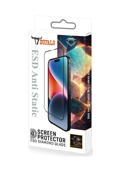 Bufalo Samsung Galaxy Uyumlu A30 / A50 Esd Anti Static Cam Ekran Koruyucu