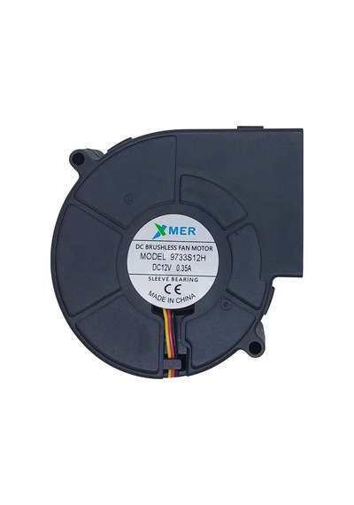 97x97x33mm 12V 0.35A 3P XMER Salyangoz Fan