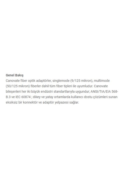 Scsc Dubleks Plastik Adaptor Sm
