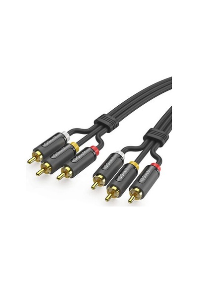 Lexroo Qg- Rca Aux Audio Kablo 1.83m - Siyah - Ta56954