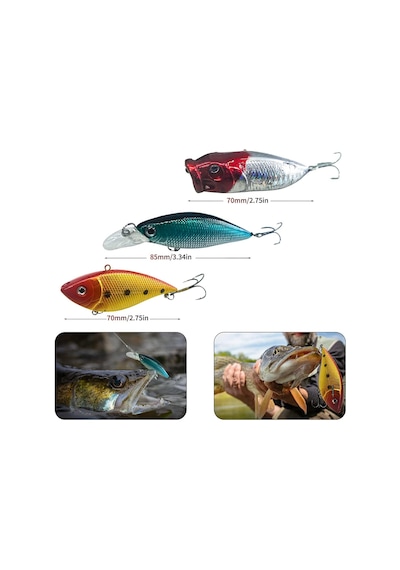 Valkyrie 78 Parça Rapala Jig Sahte Olta Yem Ve Aksesuar Seti Tatlı Ve Tuzlu Su Uyumlu