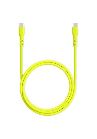 Usb-c - Usb-c 120cm 60w Pd/qc Hızlı Şarj/data Kablosu Neon 2dk59n Neon Yeşil Standart