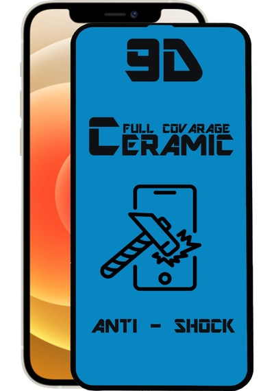 Apple Uyumlu   iPhone 12 Tam Kaplayan Seramik Nano Esnek Ekran Koruyucu