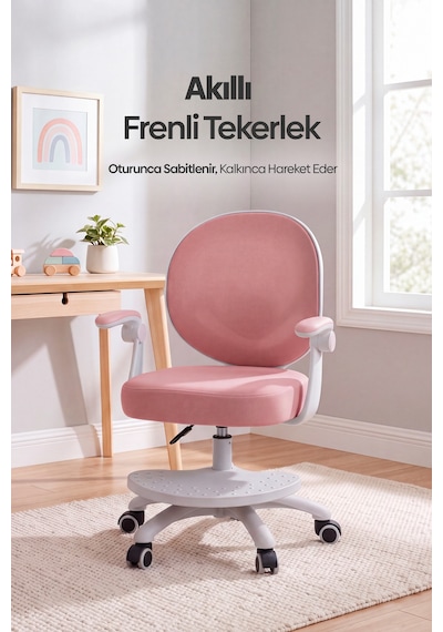Vigo Çocuk Çalışma Sandalyesi - Pembe