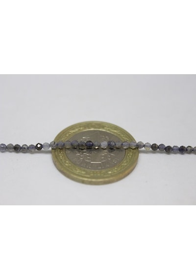Yasamtohumu Kyanit Taşı Yarım Dizi 2 MM 17  CM Pembe