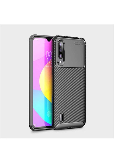 Xiaomi Mi 9 Lite Kılıf Zore Negro Silikon Kapak Kahverengi