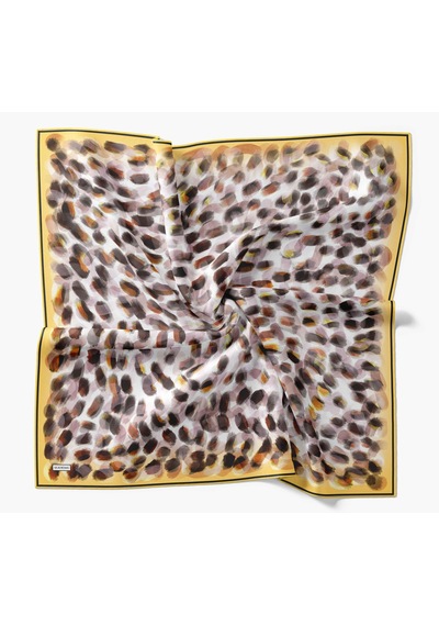 Silk Home Twill İpek Eşarp Noiré Sarı 90x90 Çok Renkli