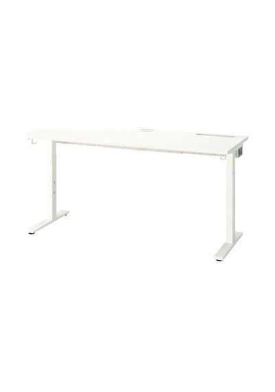 Ikea Mıttzon Çalışma Masası Ek Ünite, Beyaz, 160x12 Cm