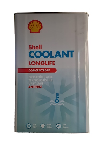 Shell Coolant Longlife M Concentrate Kırmızı Antifiriz - 15 KG (Teneke)
