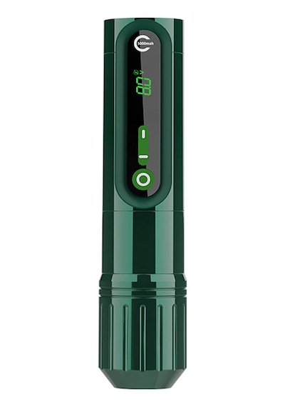Ez P2 Epic Emerald 3.5mm Stroke Kablosuz Dövme Makinesi - Yeşil