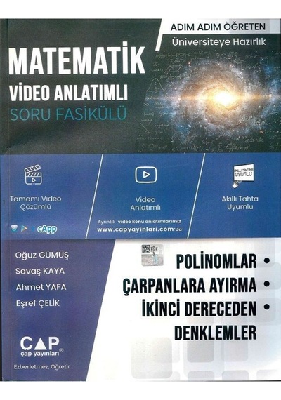 Çap Yayınları Polinomlar Çarpanlara Ayırma Denklemler