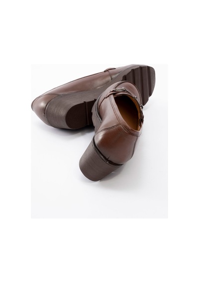 Kadın Dolgu Topuk Comfort Ayakkabı Gerçek Deri Br 44300 Taba Null Taba
