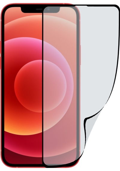 Apple Uyumlu   iPhone 12 Mini ile Tam Kaplayan Fibernano Ekran Koruyucu