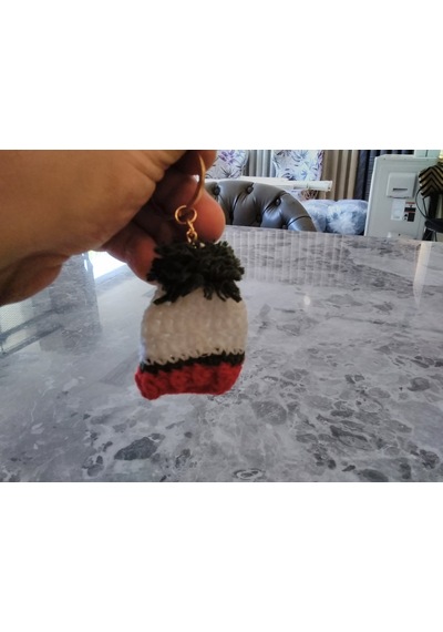 El Yapımı Noel Baba Şapkası Yılbaşı 3 Cm 5.5cm