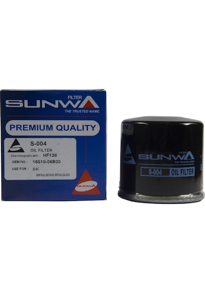 Sunwa Hf138 Yağ Filtresi S 004 Burgman 650 V Strom 650 1000 Hayab