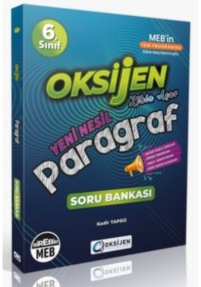 Oksijen 6. Sınıf Paragraf Soru Bankası