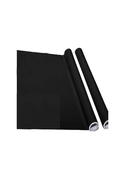 Yapışkanlı Kara Tahta - Çocuklar İçin Büyük Boy 100x30 Cm 124-Pembe