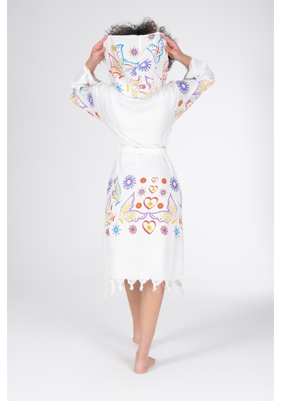 Varol Baskılı Bambu Peştemal Sabahlık Bornoz Butterfly-xl Butterfly Diğer