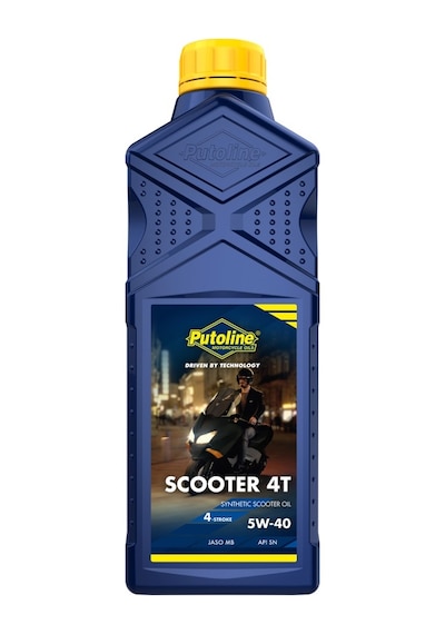 Putoline Tam Sentetik Scooter Yağı 5W 40 4t 1 L