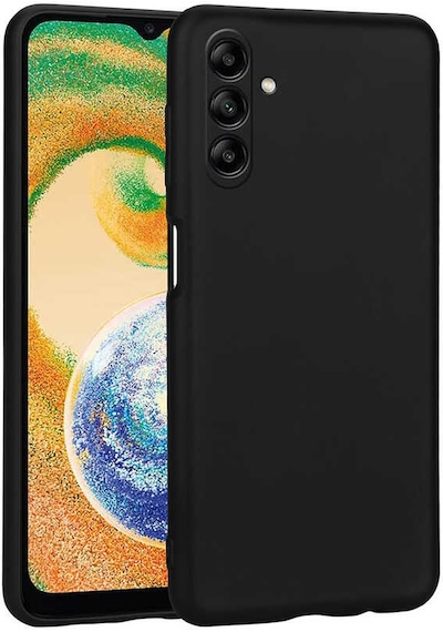 Zore Galaxy Uyumlu A04s Kılıf Premier Silikon Kapak - Siyah Siyah