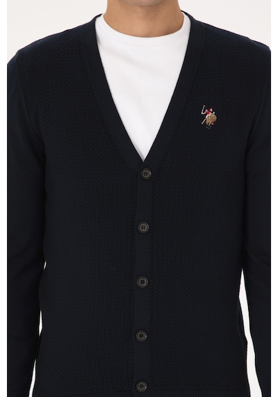 U.s. Polo Assn. Erkek Lacivert Hırka Triko 50307952-vr033 Lacıvert