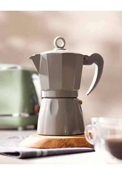 Madame Coco Tara Moka Pot - Bej - 300 Ml