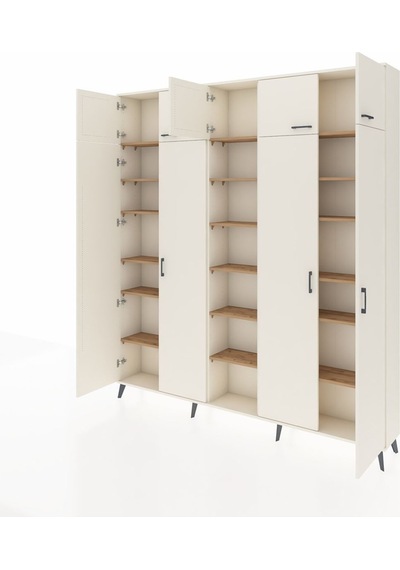 Arges Dolap 18 Raflı 9 Kapaklı 220x30x243 Aytaşı-aytaşı/çam Aytası/atlas Çam Arges Dolap 18 Raflı 9 Kapaklı 220x30x243 Aytaşı-aytaşı/çam Aytası/atlas Çam