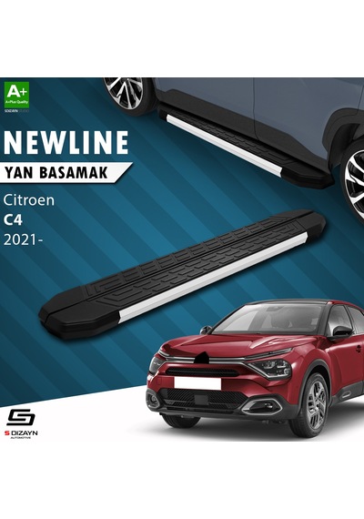 S-dizayn Citroen C4 3 Newline Aluminyum Yan Basamak 183 Cm 2021 Ü