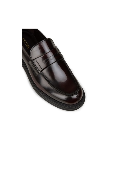 Deery Erkek Bordo Hakiki Deri Loafer Ayakkabı - 02021mbrdc01 Bordo