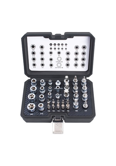 Lokma Set Torx 3/8 34 Parça T10-t60 + E4-20