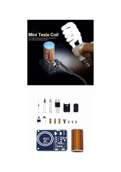 Dc 9-12v Bd243 Mini Tesla Bobin Kiti Modülü Kendin Yap Hobi Devresi Dıy Lehimleme Kiti Demonte Montesiz