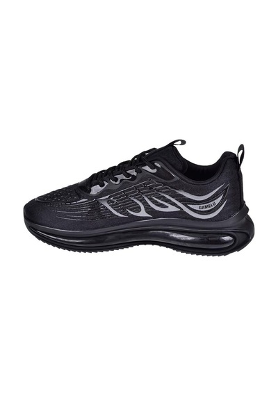 Gamelu Memory Foam Kadın Spor Ayakkabı Sneaker Ek-apple-z Siyah-siyah Siyah