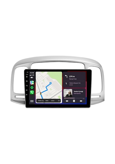 Hyundai Accent Era 2006-2012 Android Multimedya Carplay Android Auto Navigasyon 4gb Ram 64gb 9"