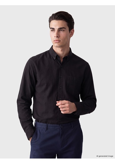 Lcwaıkıkı Classic Kahverengi Standart Kalıp Poplin Erkek Gömlek