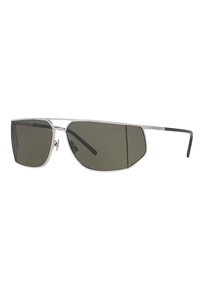 Saint Laurent Sl 750 002 69 Erkek Geometrik Gri Metal Güneş Gözlüğü Gri