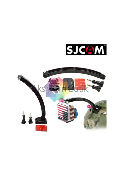 Sjcam Sj4000 Sj5000 Kask Bağlantı Ve Uzatma Aparatı