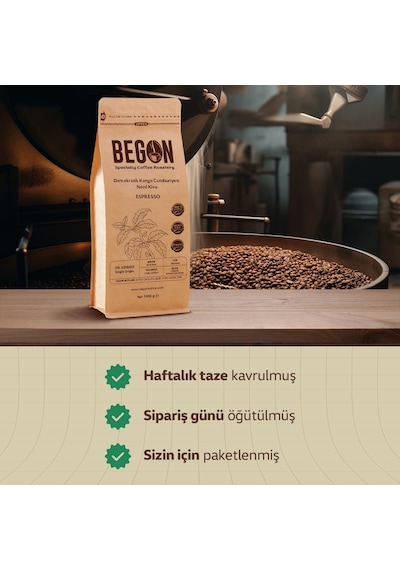 Begon Kahve Nord Kivu Premium Espresso Çekirdek Kahve 10 KG